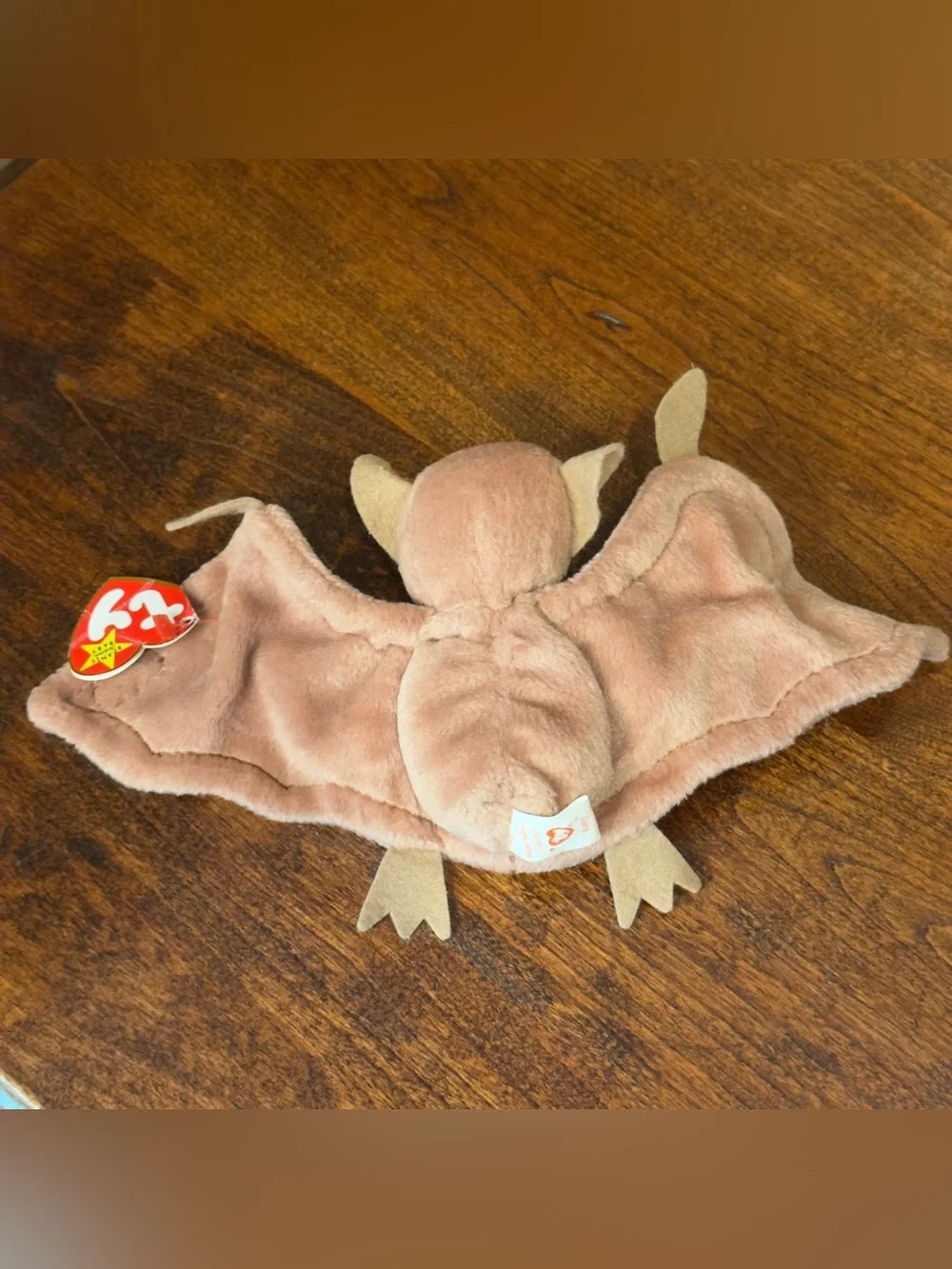Ty “Batty” Bat Plush Beanie Baby with Heart Tag